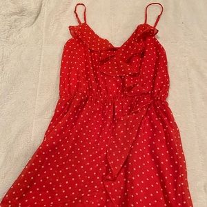 Polka Dot Mini Dress
